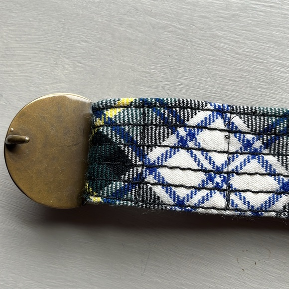 J.Crew Vintage Plaid Belt Bundle, Dalmatian and Beagle Buckles EUC size S/M* - Picture 5 of 10